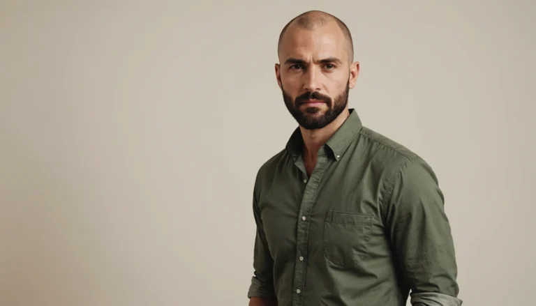 style chauve avec barbe