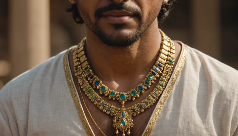 collier indien homme
