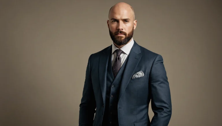 style chauve avec barbe