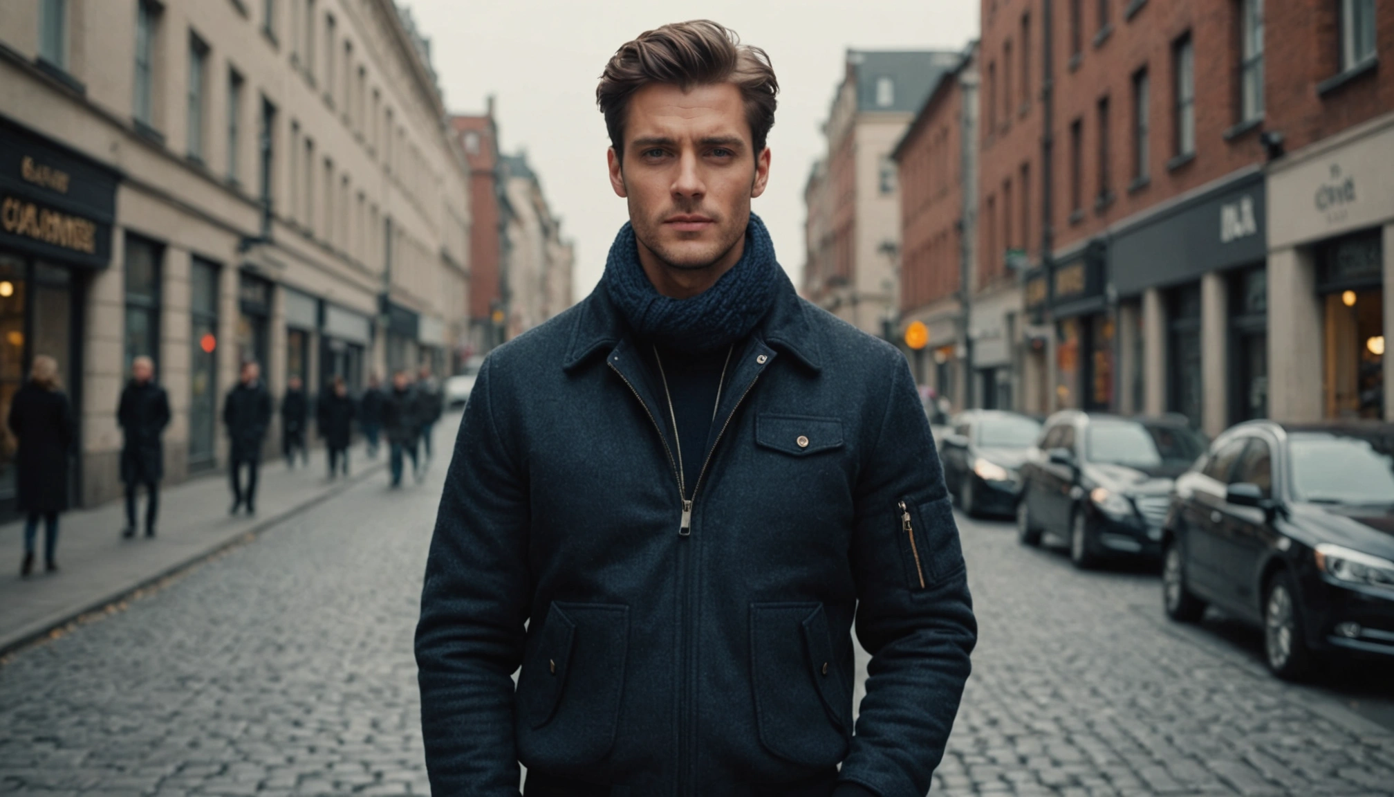 bombers homme laine