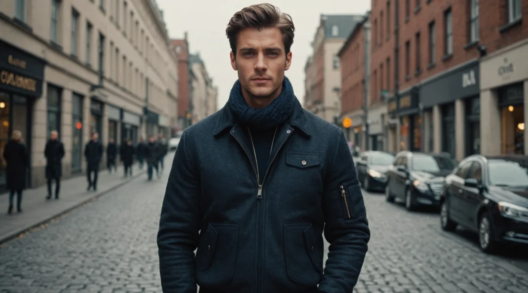 bombers homme laine